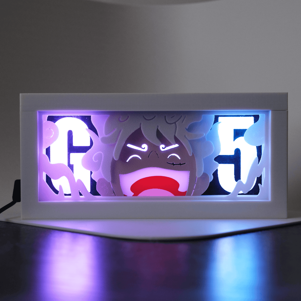 One Piece Luffy Gear 5 Anime Light Box