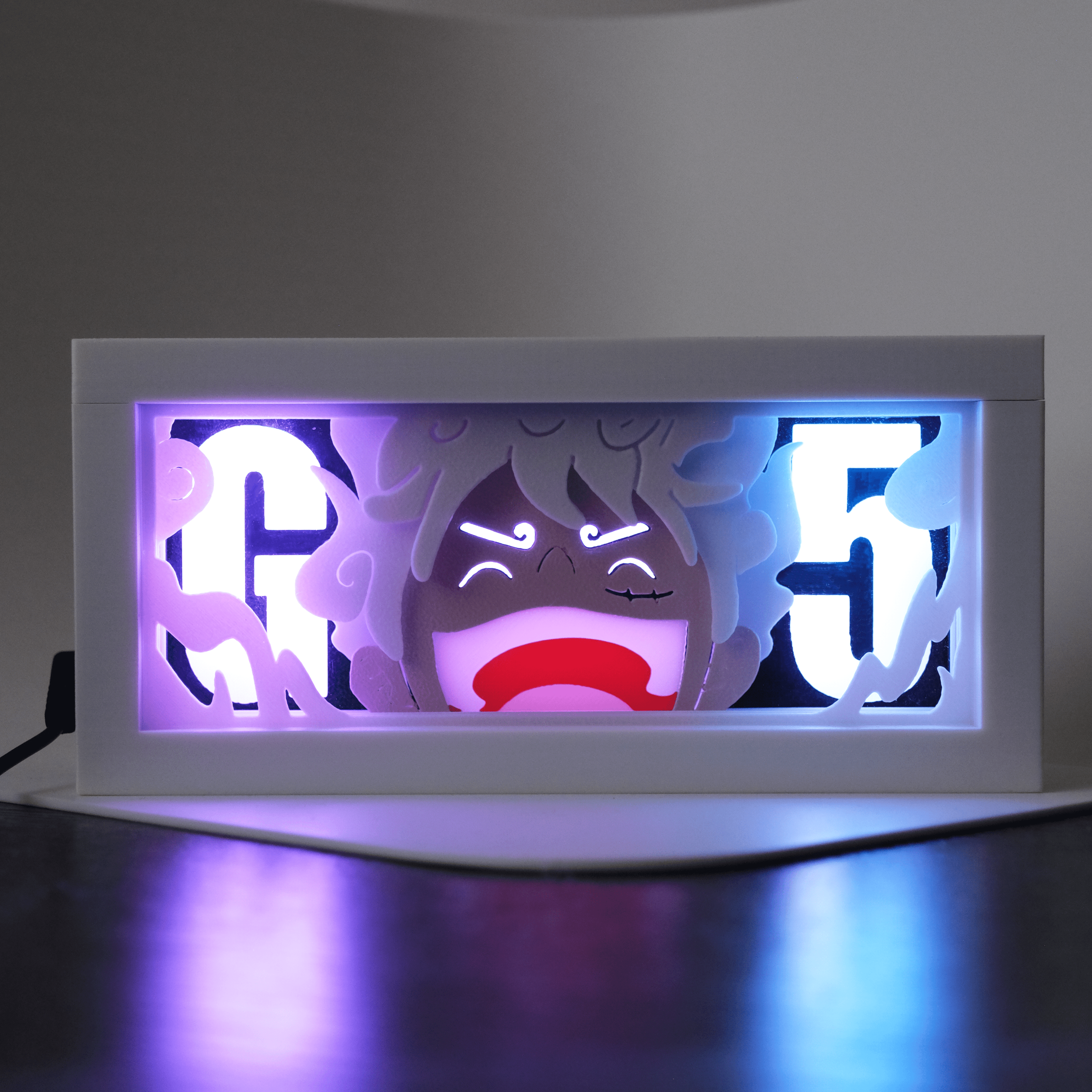 One Piece Luffy Gear 5 Anime Light Box