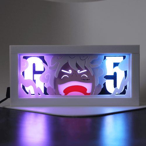 One Piece Luffy Gear 5 Anime Light Box