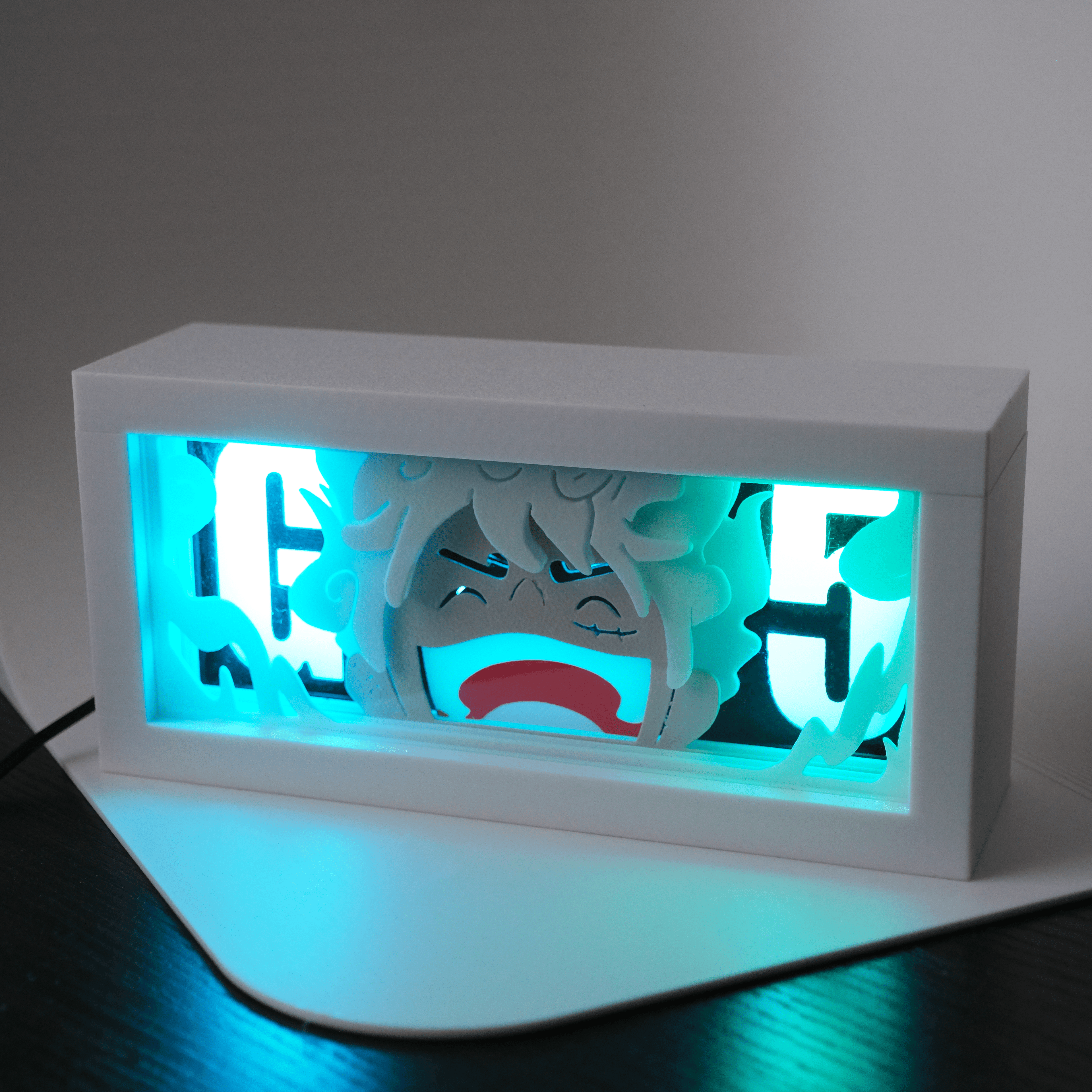 One Piece Luffy Gear 5 Anime Light Box